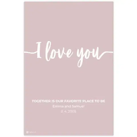 Stílusos I LOVE YOU falikép