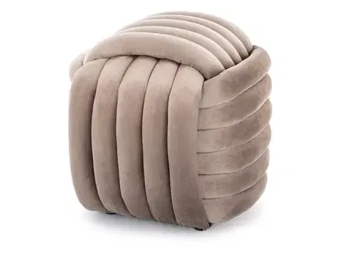 Bruni Velvet puff világos bézs TAP.251