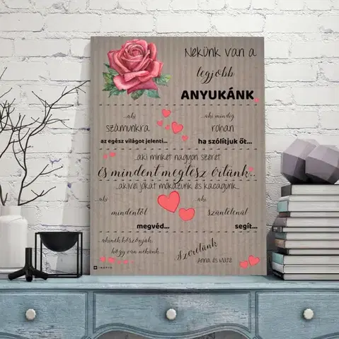 Anyák napi ajándékok - Faldekorációk nőknek és anyáknak Anyák napjára