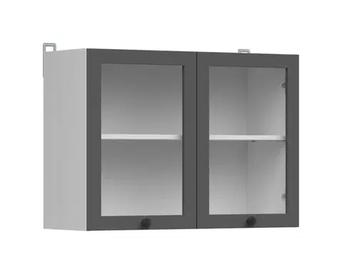 Junona Line G2W/80/57 konyha grafit/ fehér