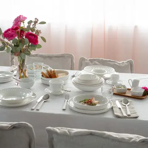 Lapos tányér Coupe 23 cm — Gaya Atelier White - 453182