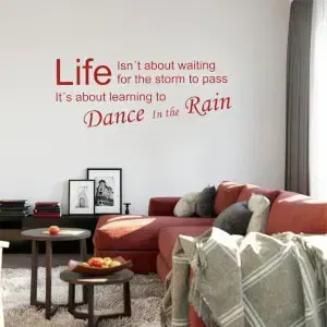 Falmatrica idézet - Dance in the rain