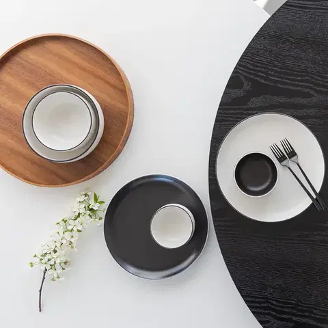 Tálka 11 cm — Elements Yin &amp; Yang white - 493388