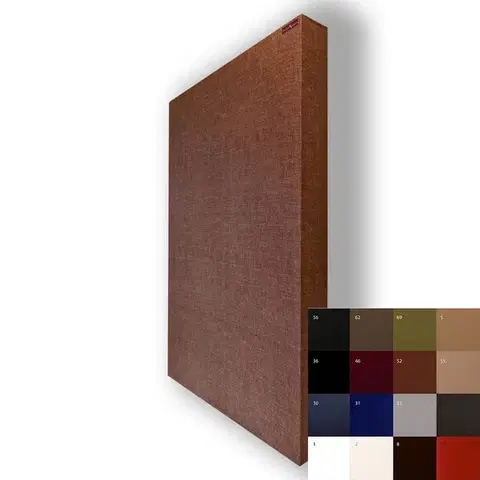 Szélessávú akusztikus panelek 104x64x11cm- több féle színben - 104x64x11cm szállítás nélkül