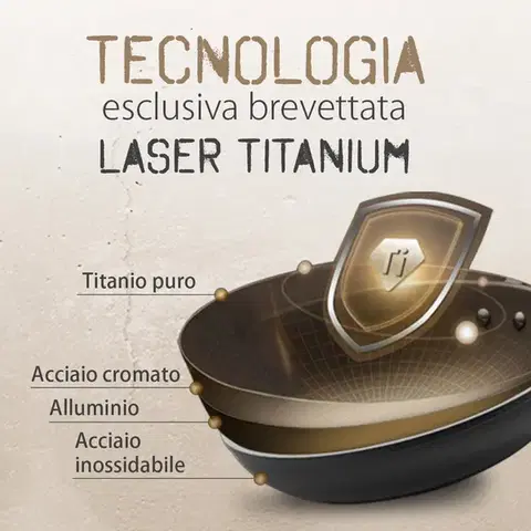 Serpenyő titán felülettel Ø 20 cm — Saturn Terra Lunasol - 601300