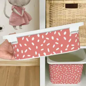 Matrica IKEA TROFAST dobozhoz - Korall BOHO minta