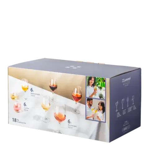 Induló pohárkészlet 18 db — Anno Premium Glas Lunasol - 322102