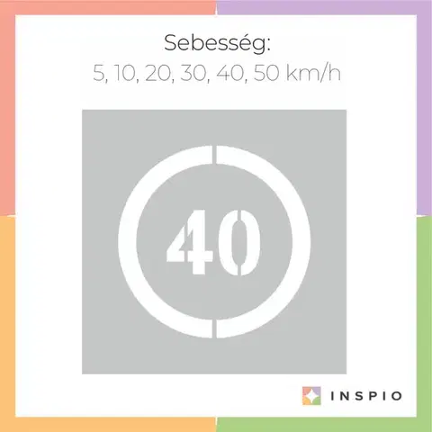 Festősablon - Sebesség