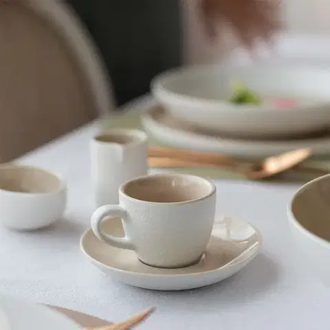 Mokkáscsészealj 12 cm — Fine Dining Ash Frosty - 493635