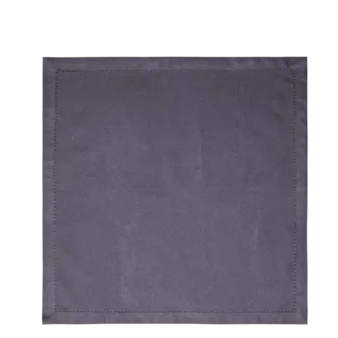 Acél szürke pamut szalvéták, 45 x 45 cm, 2 db - Basic Ambiente - 596402