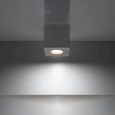 Quad beton mennyezeti lámpa