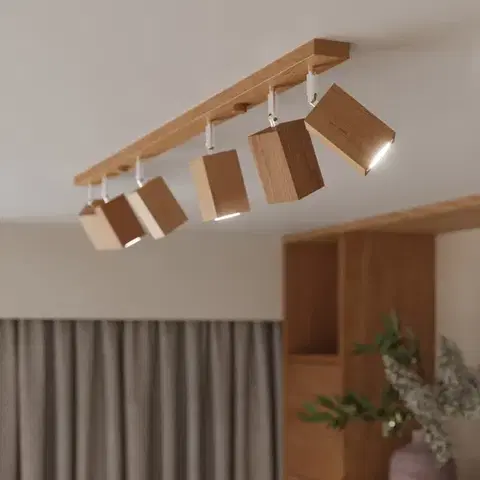 Keke 3 tölgyfa mennyezeti lámpa