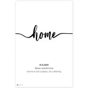 HOME falikép a szebb otthonért