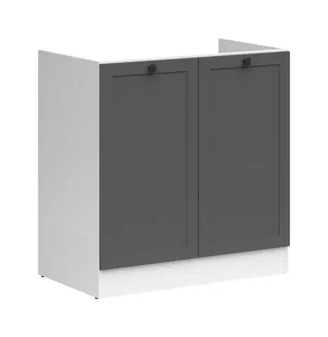 Junona Line DK2D/80/82 konyha grafit/ fehér