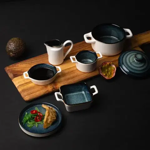 Kék Flow Atelier tál fogantyúkkal ø7.2 cm - Gaya - 452150