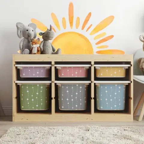 Matricák IKEA TROFAST dobozokhoz - Golyós minta