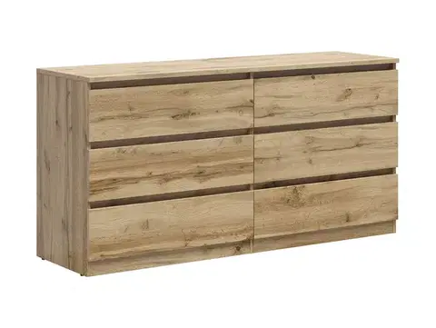 Tetrix KOM6S komód wotan tölgy
