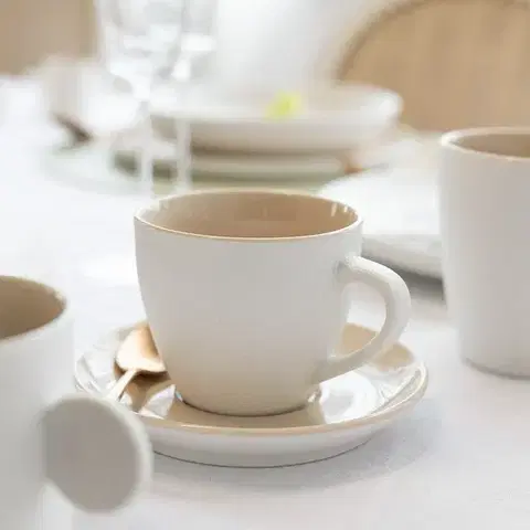 Kávéscsészealj 14,5 cm — Fine Dining Ash Frosty - 493637