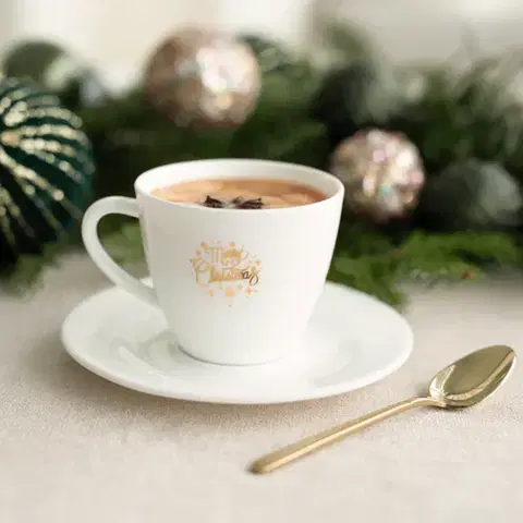 Csészealj 15,5 cm — Premium Platinum Line Merry Christmas - 490044