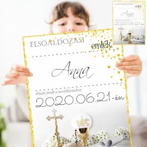 Elsőáldozási ajándék - Emlék elsőáldozásra