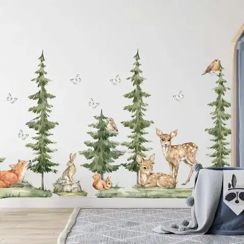 Falmatrica - Forest erdei minta őzikékkel és állatokkal