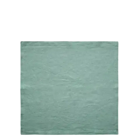 Tengerzöld lenvászon terítők 50 x 50 cm 2 db — Gaya Ambiente - 596433