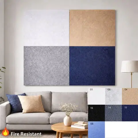 Bilnora extra sűrű hangszigetelő panel 120x120x1,2cm, több féle színben - 04 bézs