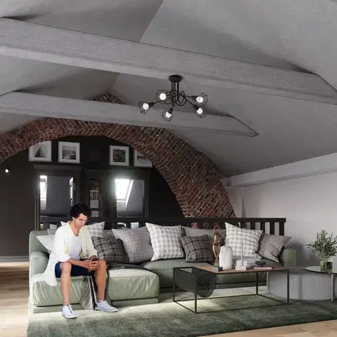 Artemis 1S fekete fali lámpa