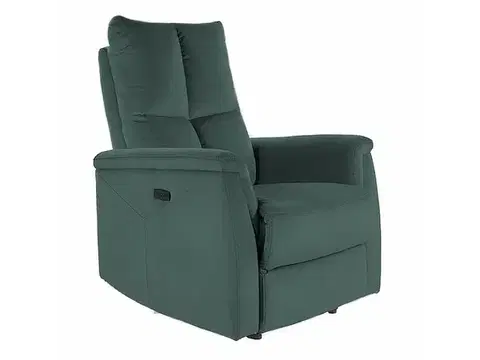 Neptun Velvet relax fotel zöld Bluvel 78