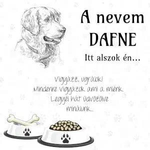Fali dekoráció - Ajándék tábla házi kedvenceknek
