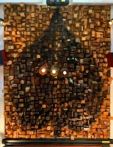 Rusztikus-Vintage diffúzor 60x60x12cm - 60x60x12cm Csomagolás nélkül, személyes átvétel.