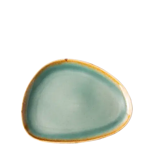 Tányér Triangle Sand türkiszkék 25 cm – Gaya - 451964