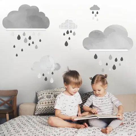 Fali dekoráció IKEA polc fölé
