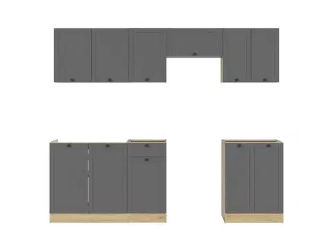 Junona Line JUNONA_MODUL_WER_2/240_BBL konyha grafit/ bernstein tölgy