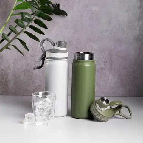 Rozsdamentes acél palack 650 ml szürke matt - to Go - 596503