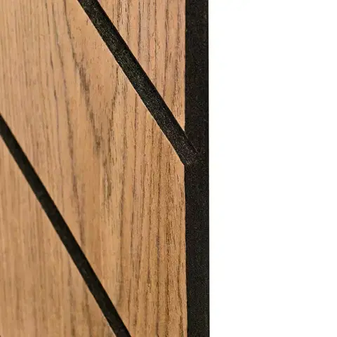Freja parketta mintás akusztikus falipanel 120x60x0,9cm - sötét tölgy - sötét tölgy