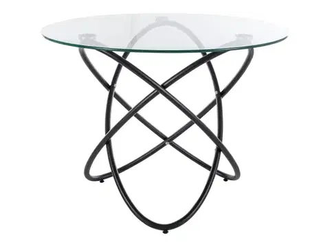 Orbit asztal D100 üveg/ fekete