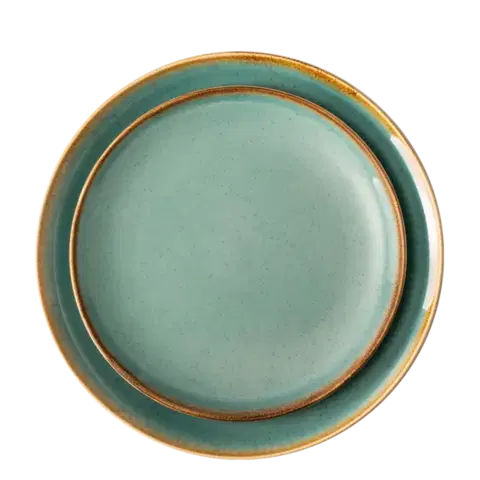 Lapos tányér Sand türkiszkék 28 cm – Gaya - 451958