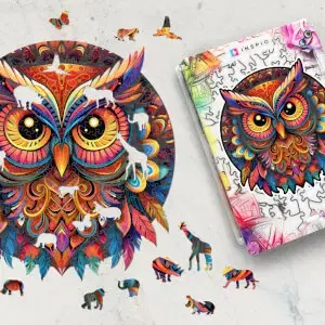 BAGOLY Puzzle - Puzzle rendszertelen formákkal és állatkákkal