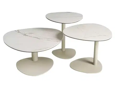 Ciao B Ceramic 58*58 asztalka Amazonia bézs/ kasmír