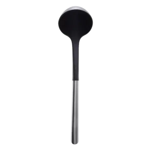 Nylon leveses kanál rozsdamentes acél nyéllel 32,5 cm - 596574