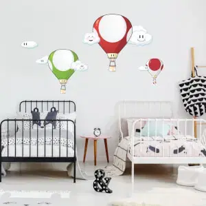 Babaszoba falmatrica - Super Mario - hőlégballon