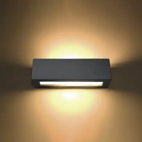 Vega szürke kerámia fali lámpa