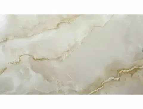 Salvadore Ceramic 160(240)*90 bővíthető étk. asztal Onice Oro bézsfekete