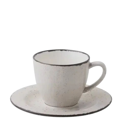 Kávéscsészealj 15,5 cm - Gaya Atelier szürke - 452167