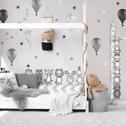 Skandináv stílusú INSPIO falmatrica szett, szürke színben