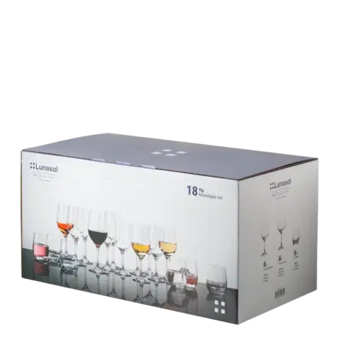 Induló pohárkészlet 18 db — Anno Premium Glas Lunasol - 322102