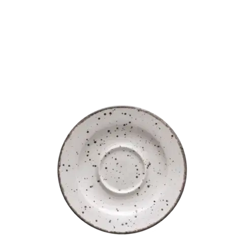 Fehér mokkáscsészealj 12 cm - Gaya Atelier szürke - 452169