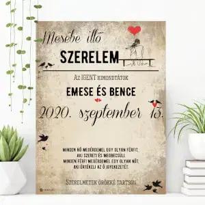 Ajándék - Esküvői emlék - Egy szerelmi történet