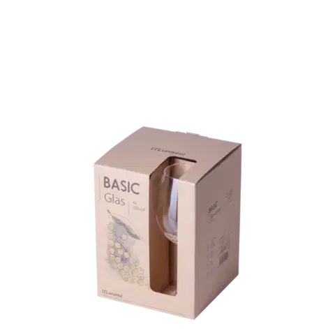 Fehérboros poharak 280 ml 4 db-os szett - BASIC Glas Lunasol META Glass - 322001